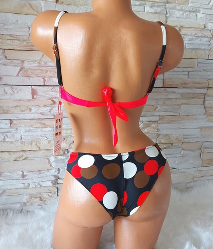 Bikini badeanzug flamingorot - badeanzug,